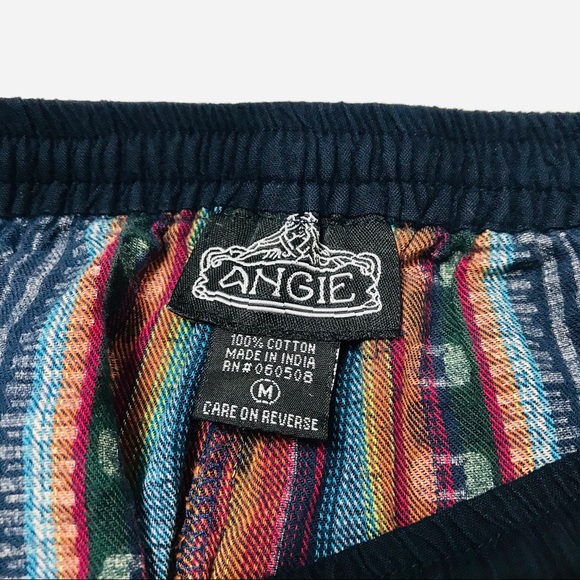 🌲3/$20 Angie Boho Cotton Native Bohemiam Shorts M - Picture 4 of 8